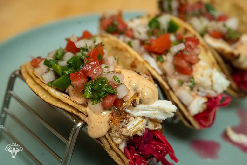 Cajun White Fish Tacos With Easy Remoulade