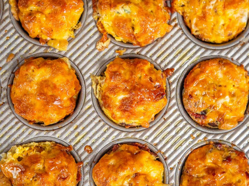 Bacon, Egg & Cheese Frittata Muffins