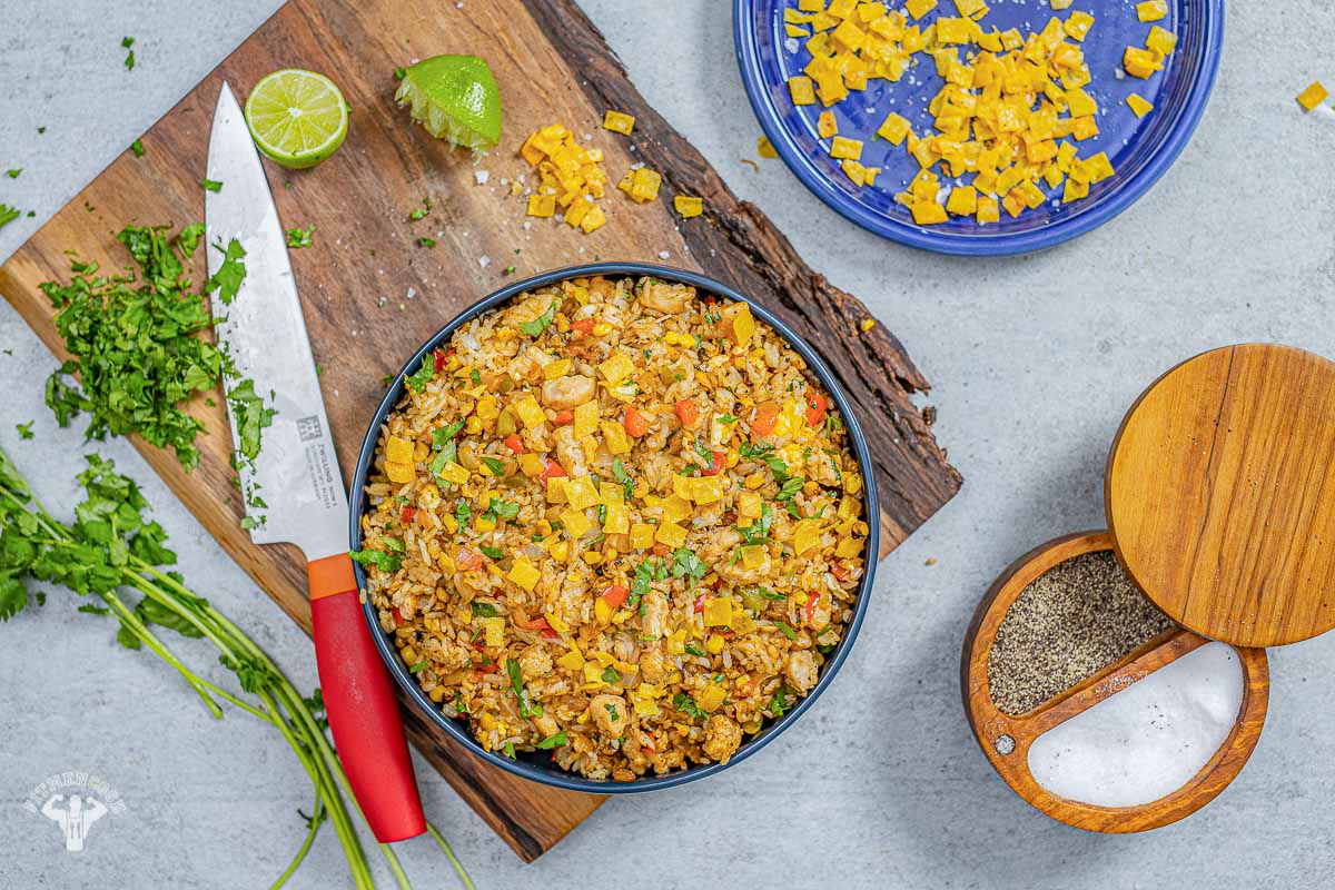 Mexican-inspired Fried Rice